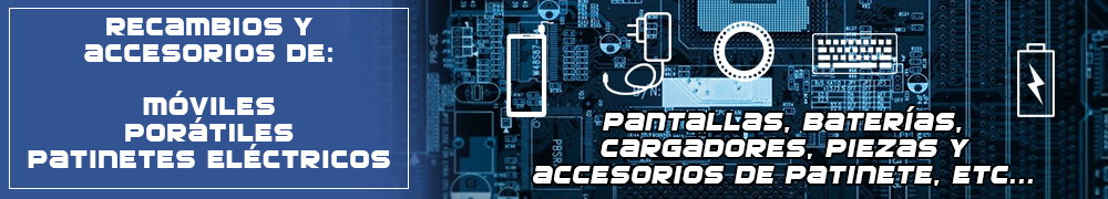 accesorios piezas recambios movil portatil patinete